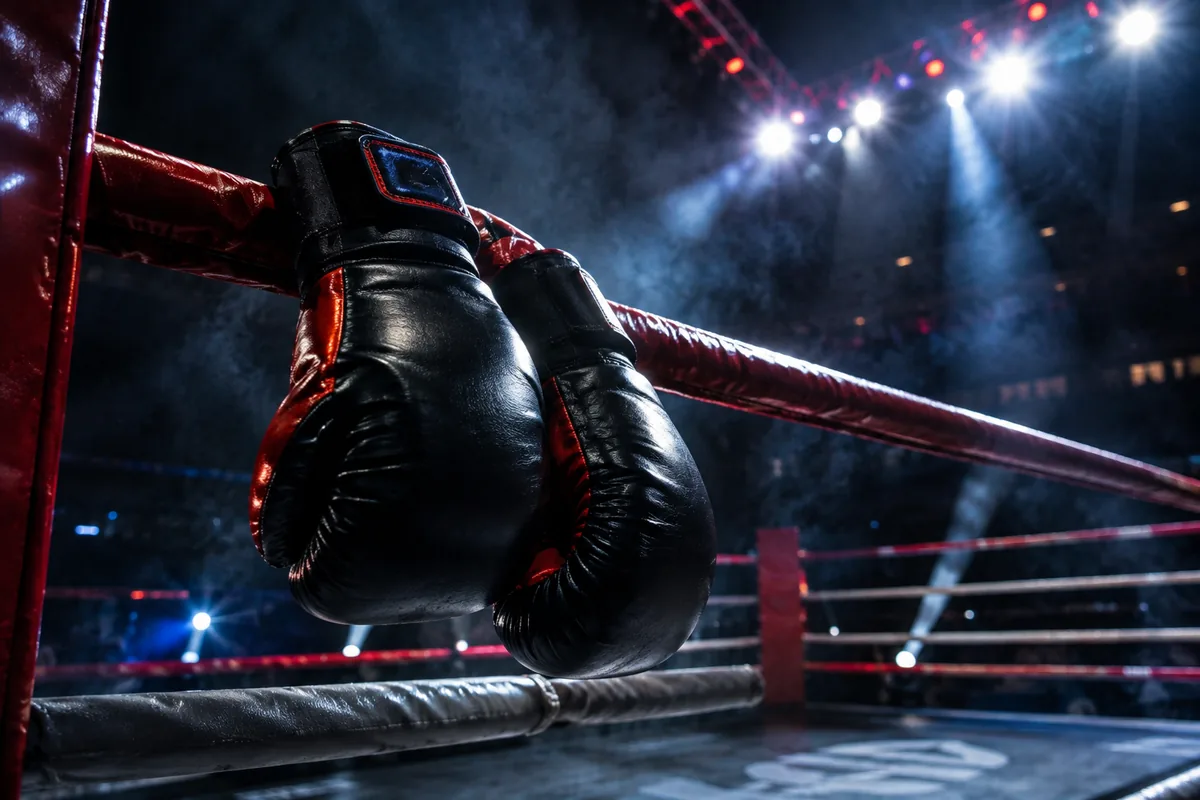 Guantes de combate en el ring: veladas de artes marciales y boxeo en vivo